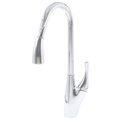 Novatto Dual Action Single Lever Pull-down Kitchen Faucet in Chrome NKF-H21CH